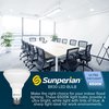 Sunperian BR30 LED Flood Light Bulbs 8.5W (65W Equivalent) 800LM Dimmable E26 Base 4-Pack SP34017-4PK